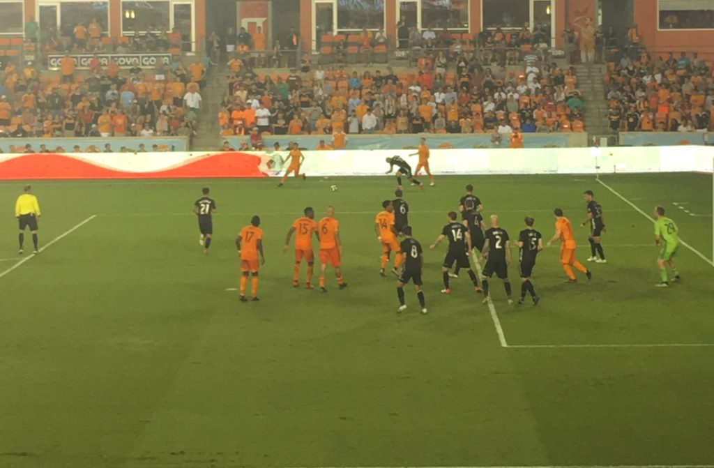 Houston Dynamo vs Sporting KC at BBVA Compass Stadium