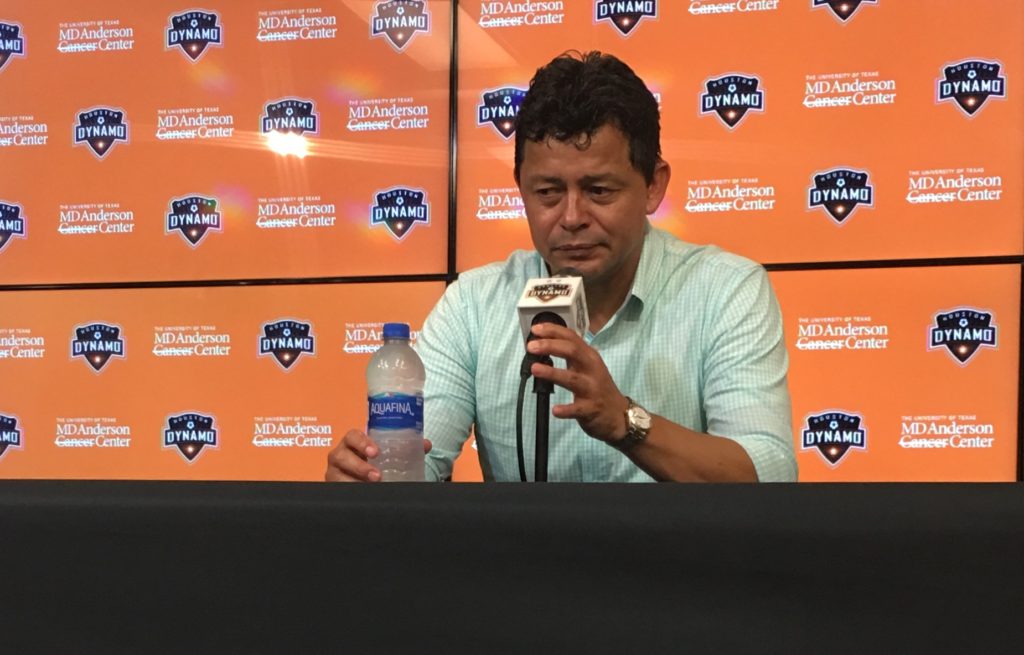 Dynamo head coach Wilmer Cabrera after U.S. Open Cup loss to Minnesota