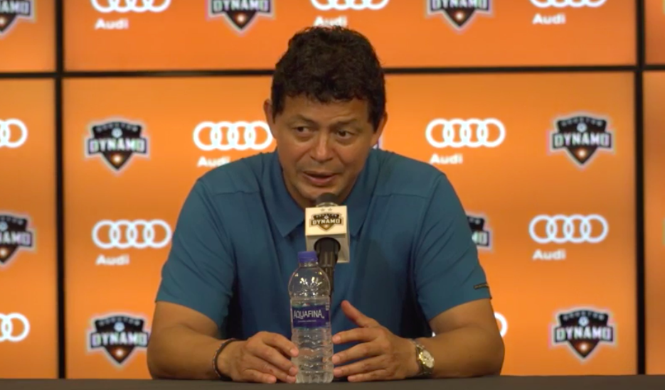 Dynamo head coach Wilmer Cabrera